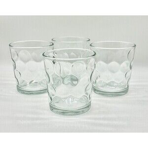 Set of 4 Eclipse Bubbles Double Old Fashioned Glasses
